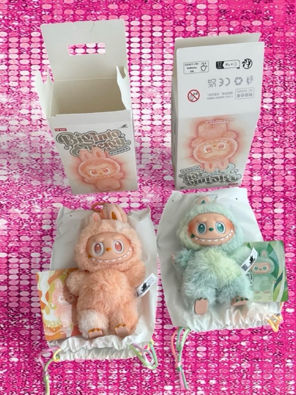 PopMart Big Into Energy The Monsters Labubu Happiness Serenity Authentic